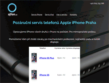 Tablet Screenshot of ajfon.cz