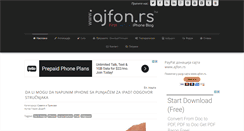 Desktop Screenshot of ajfon.rs